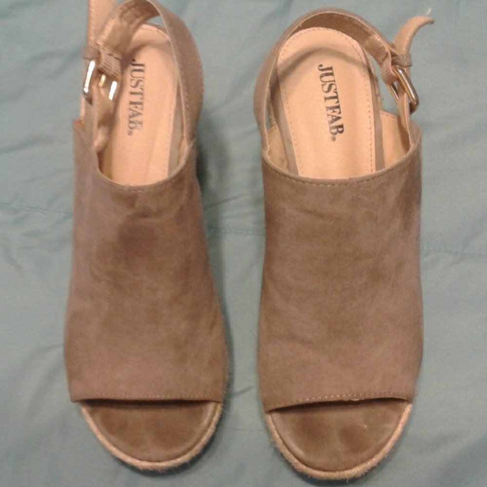 Espadrille block shoes